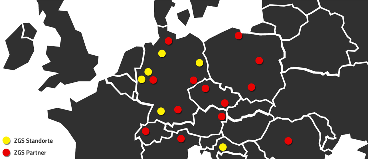 ZGS Standorte und Partner